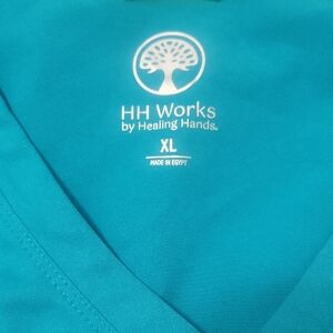HH Works Teal Scrub Top